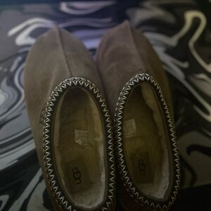UGG Brown Loafers with Black Trim